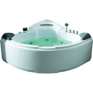 GEMY ванна акриловая 1520*1520*780 мм гидро аэро смеситель подсветка