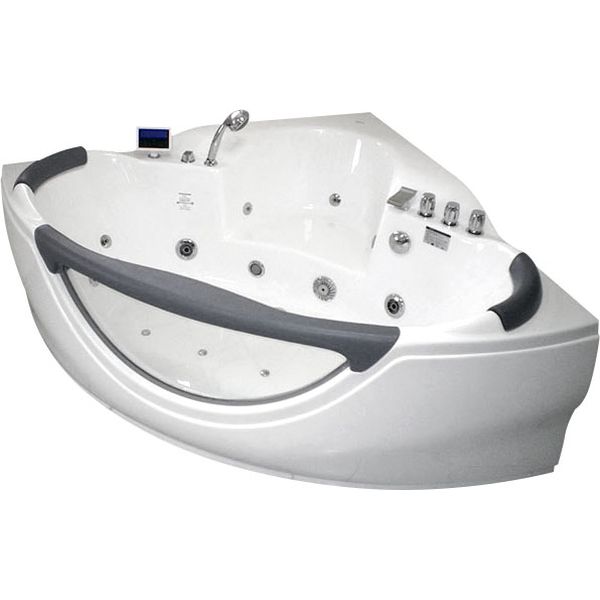 GEMY ванна акриловая 1550*1550*700 мм гидро аэро смеситель подсветка