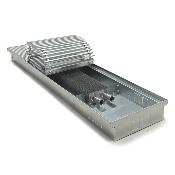 Конвектор   ITERMIC/250х  75х2300/ короб+рамка+теплообменник+вентилятор(БЕЗ РЕШЕТКИ)