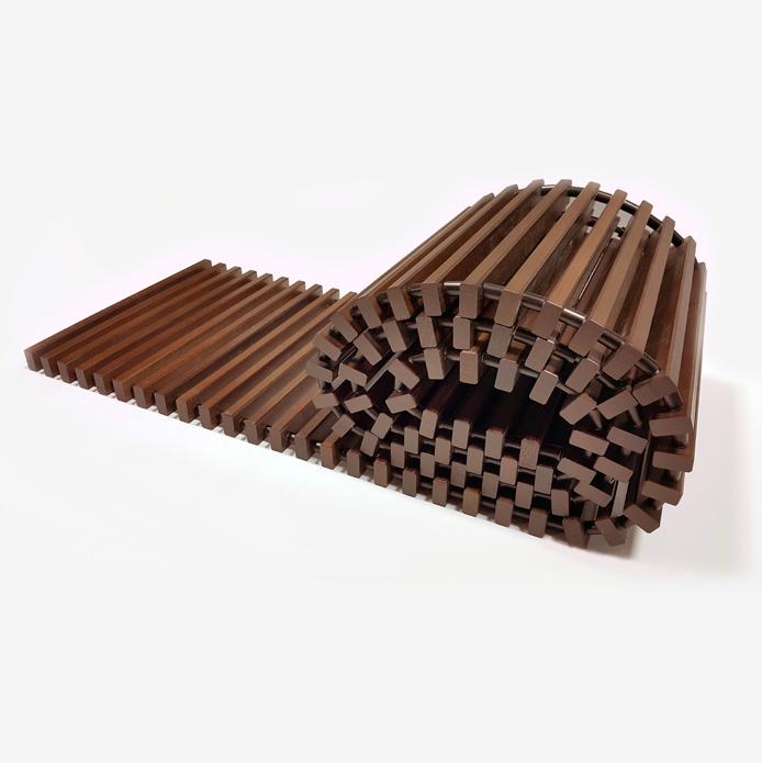 Решетка деревянная поперечная SGWZ-250-3600 орех