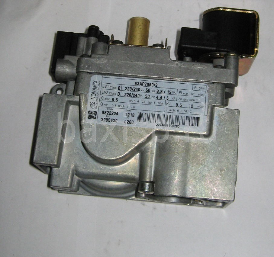 Газовый  клапан  (SIT 822 NOVAMIX) Luna DuoTec 11000Luna HT 11000